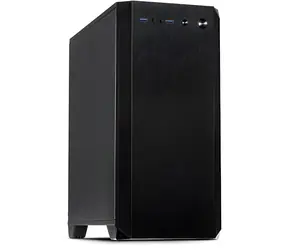 Inter-tech H-606 czarny / Obudowa / mATX / cicha / maks. 320 mm VGA / 2x USB 3.2 Gen1