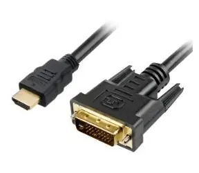 Sharkoon HDMI - DVI-D czarny / Kabel / 24+1 / 1 m / maks. 3840x2400