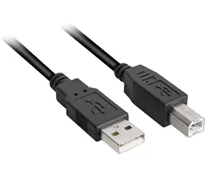 Sharkoon czarny / Kabel / USB 2.0 AB / 5 m
