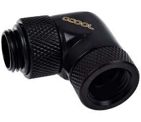 Alphacool Eiszapfen 90° czarny / Adapter kątowy / G1/4 / złącze obrotowe