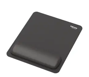 Fellowes Breyta czarna / Podkładka pod mysz i nadgarstek / 240 × 200 mm / Podstawa antypoślizgowa