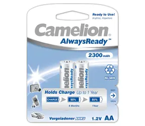 Camelion AlwaysReady / Akumulator / AA (R06) / Ni-MH / 2300 mAh / 2 szt.