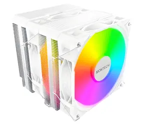 Montech NX600 ARGB biały / chłodzenie procesora / Dual Tower / 2x 120 mm / ARGB / Intel + AMD