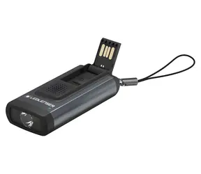 Ledlenser K6R Safety szary / Latarka / Alarm osobisty / 400 lm / Ładowanie przez USB