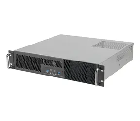 Silverstone SST-RM23-502-MINI czarna / Obudowa serwerowa / 2U / µATX / 2x 5,25" / 2x USB-A 3.2