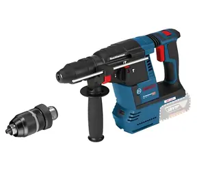 BOSCH GBH 18V-26 F Professional / Wiertarko-wkrętarka akumulatorowa / 18 V / SDS- PLUS / 4350 udarów/min / 2x 5,5 Ah / z odsysaniem