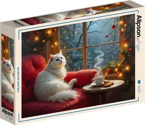 Puzzle ALIPSON Czekając na święta / 500 elementów