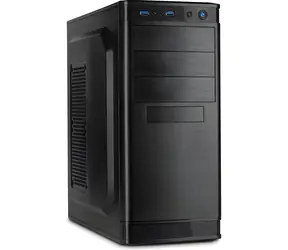 Inter-tech IT-5905 czarny / Obudowa komputerowa / Midi-Tower / ATX / 2x USB 3.2 Gen1 / 34 l
