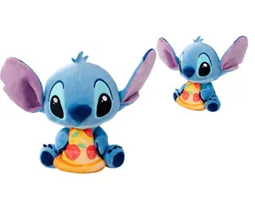 Simba Pluszowy Stitch z pizzą / 25 cm / Disney Stitch / od 0 miesięcy