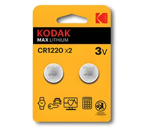 Kodak MAX CR1220 / bateria litowa / 3V / 2 szt. / blister
