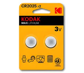 Kodak MAX CR2025 / Bateria guzikowa / Litowa / 3 V / 2 szt.