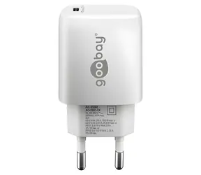 Goobay GaN 25W biały / Ładowarka ścienna / USB-C / PD 3.0