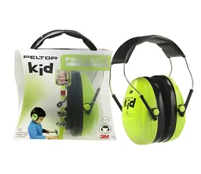 Nauszniki dziecięce 3M Peltor Kid neonowozielone / 27 dB