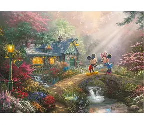 Puzzle Schmidt Mickey i Minnie: Nostalgiczne pudełko blaszane / 500 elementów / od 12 lat