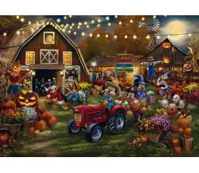 Puzzle Schmidt Disney: Mickey i Minnie - Festiwal Dyń / 1000 elementów / od 12 lat