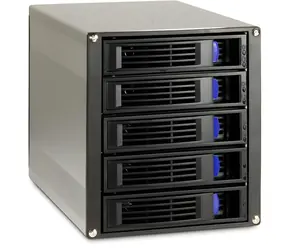 Inter-tech ST-5255 / Obudowa dysku twardego / 5 dysków twardych 2,5"-3,5" / SATA 6 Gb/s / RAID / 3 dyski 5,25"