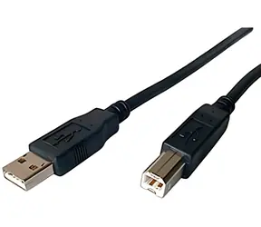 Sharkoon USB 2.0 AB czarny / Kabel / USB-A - USB-B / 2 m