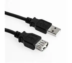 Sharkoon czarny / Przedłużacz / USB 2.0 / USB-A / 1 m