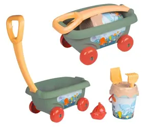 Smoby Wózek ogrodowy Life z wiaderkiem / plastik / od 18 miesięcy