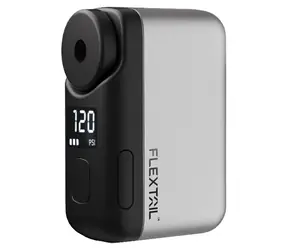 Pompka rowerowa Flextail Tiny Bike Pump Pro szara / przenośna pompka rowerowa / ciśnienie 120 PSI / USB-C