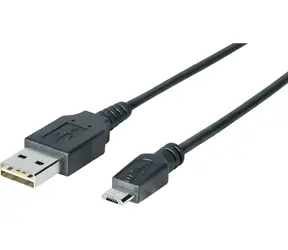 Sharkoon USB-A - Micro USB-B 2m czarny / kabel USB / USB 2.0 / do 480 Mbit/s