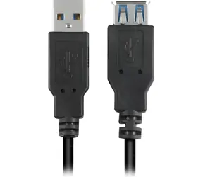 Sharkoon czarny / kabel przedłużający USB 3.0 / USB-A / SuperSpeed 5 Gbps / 3 m