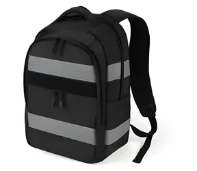Dicota Reflective 25 l czarny / Plecak na laptopa / do 15,6" / elementy odblaskowe / wodoodporny