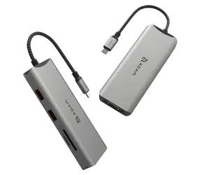 Adam Elements Casa Hub A09 szary / hub USB-C / 9w1