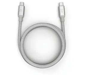 Adam Elements CASA C100+ srebrny / kabel USB-C do USB-C / 100 W / USB 3.1 Gen 2 / 10 Gbit/s / 1 m