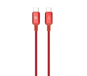 Adam Elements CASA S120 czerwony / Kabel / USB-C - USB-C / 60 W / 1,2 m