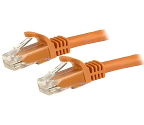 Kabel StarTech pomarańczowy / Patchcord UTP CAT6 / 1 m / RJ-45 / PoE