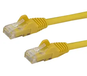 StarTech żółty / Kabel krosowy UTP CAT6 / 0,5 m / RJ-45 / PoE