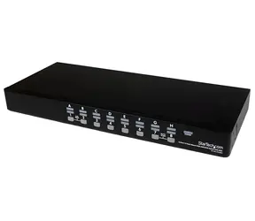 Przełącznik KVM StarTech 16 portów 1U / przełącznik KVM / USB / 16 portów / 1920 × 1440 px / Rack 19”