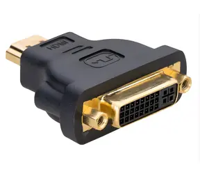 Akyga czarny / Adapter / DVI (F) - HDMI (M) / Duplex