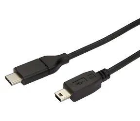 StarTech czarny / Kabel USB-C (M) - Mini USB-B (M) / 480 Mb/s / 2 m