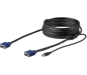 Kabel KVM StarTech VGA+USB czarny / Kabel / 4,6 m / VGA + USB 2.0 typu A / maks. 1920x1200 px