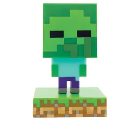 Ikona światła Paladone Minecraft Zombie / Lampa stołowa