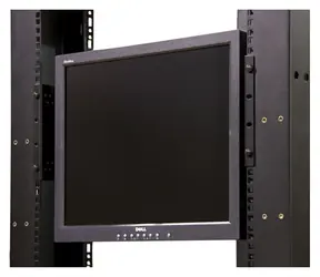 Rama do monitora StarTech do montażu w szafie rack, czarna / Rama do monitora / Rack 4U / stal