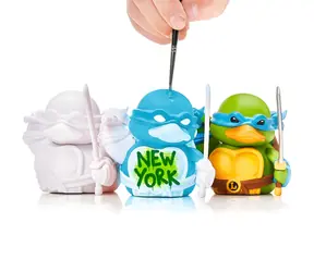 NUMSKULL TUBBZ kaczka DIY TMNT Leonardo / Figurka kolekcjonerska / Kolorowanka