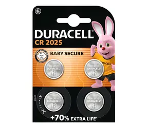 Duracell CR2025 / Bateria guzikowa / Litowa / 3 V / 4 szt.