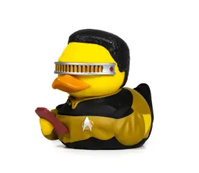 NUMSKULL Kolekcjonerska kaczka TUBBZ Star Trek - Geordi La Forge / Figurka cosplay / ok. 9 cm / licencjonowany gadżet