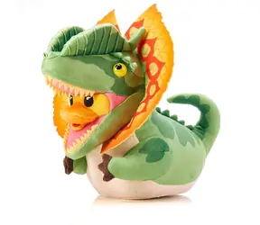 NUMSKULL TUBBZ kaczka pluszowa Jurassic Park Dilophosaurus / Figurka kolekcjonerska / pluszowa / 20 cm