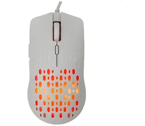 Baracuda OCTOPUS biała / Mysz gamingowa / Czujnik optyczny / 6D / 3600 DPI / RGB / USB