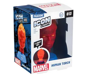Pochodnia/lampa stołowa Paladone Icon Light Fantastic Four Human Torch/2x AAA/od 6 lat