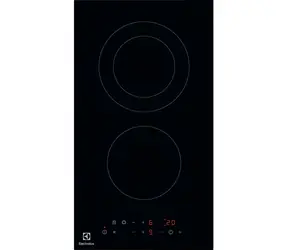 Electrolux LHR3233CK czarny / Płyta ceramiczna szklana / 2 palniki / Domino / Sterowanie dotykowe