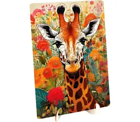 Puzzle MOXY Giraffe Outline / 125 elementów