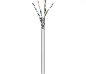 Kabel instalacyjny Intellinet Cat6a S/FTP 100m szary / Kabel instalacyjny / LS0H / AWG23 / 10GBase-T