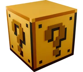 Paladone Question Block Light Super Mario / Lampa stołowa / USB / 3x AAA