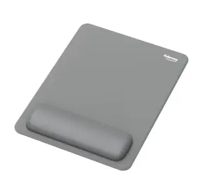 Fellowes BREYTA XL szara / Podkładka pod mysz i nadgarstek / wypełnienie silikonowe / Microban / 280 × 210 mm
