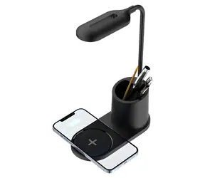 Platinet PDL1930B czarny / Lampa LED / 3 W / 300 lm / 3200-6500 K / 30 000 h / Ładowanie bezprzewodowe Qi
